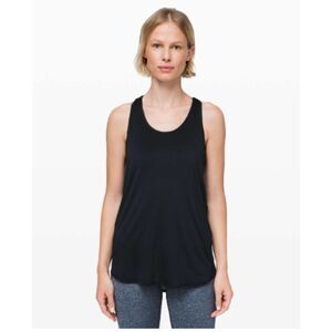 Lululemon Essential Tank Top Pleated Jersey Black